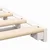 Vidaxl Konstrukcija postelje Bela 80 x 200 cm Masivno borovo les