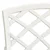 3-dijelni bistro set od lijevanog aluminija bijeli