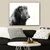 WallXpert slika na platnu 199109744_70100, crno-beli profil lava, 70 x 100 cm