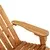 Stolica za ljuljanje Adirondack od masivnog bagremovog drva