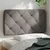 Vidaxl Blazina za vzglavje taupe 80 cm blago