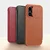 Maska na preklop Nillkin Qin Pro za iPhone 15 Pro braon