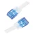 Omrežni kabel LAN RJ45 Cat.6 U/UTP, raven bel, 0,25 m, gigabitni patchcord