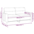 vidaXL Dvosed temno siv 140 cm blago