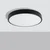 Sollux SL.1248 - LED plafonsko svetlo ONYX LED/48W/230V O 60 cm, crno
