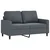 4-dijelni set sofa s jastucima tamnosivi baršunasti