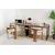 Hanah home Radni sto 240x74x60?cm Bež-Crni