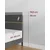 Songmics Posteljni okvir 201x140,5x110,5-116,5 cm Siva