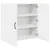 vidaXL Stenska kuhinjska omarica Bela 80 x 31 x 80 cm Konstruiran les