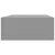 Zidne police s ladicom 2 kom sive 40 x 23,5 x 10 cm MDF