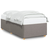 vidaXL vidaXL Posteljni okvir taupe 90x200 cm blago, (21292587)