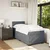 Vidaxl Box spring postelja z vzmetnico temno siv 90x190 cm žamet