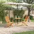 Sklopivi bistro set 3 pcs Smeđa Čvrsto drvo akacije