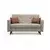 Atelier del Sofa Dvosed na razvlačenje Polya 151x86x75cm Bež