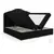 Boxspring postelja Mallorca - 200x200 cm - tkanine Jasmine