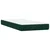 Vidaxl Box spring postelja z vzmetnico LED temno zelena 80x220 cm žamet