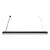 LED plafonska/luster na sajli LED/44W/230V 6000K 120 cm crna