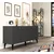 Hanah Home Konzola Rüya, 150x79x40 cm, Antracit