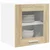 vidaXL Viseča omarica s polico Riga 2 pcs Sonoma hrast 40 x 31 x 40 cm
