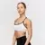 GymBeam Varsity Sports Bra White