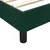 Vidaxl Box spring postelja z vzmetnico temno zelena 80x220 cm žamet