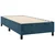 Greatstore Box spring postelja z vzmetnico LED temno modra 90x190 cm žamet