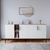 HANAH HOME Komoda Tarz Oak White