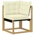Set vanjskih sofa s jastukom 6 pcs Bijela i krem