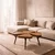 Hanah Home klub sto Inci 100, 100 cm, orah
