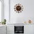 Wallity Zidni sat Metal Wall Clock 15 - 2, 48 cm, Bakarni