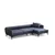 Atelier del Sofa Ugaona garnitura Belissimo 95x67x270cm Plava