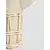 Aberto Design Vaza Cylinder Terracota, 8x28x17 cm, Krem
