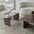 Hanah Home Set kafenih stočića, 105x35cm, Braon