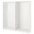 PAX 2 okvira garderobera, bela, 200x58x201 cm