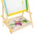 Kruzzel Dvostranska lesena risalna tabla 65cm + krede