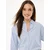 MEXX Bluza svetlo modra/bela