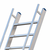 Aluminijasta profesionalna lestev mod.220 z 2 oprijemaloma