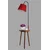 Aberto Design Podna lampa Demet, 160 cm, E27, Lešnik