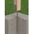 shumee Podstavek stebra, pocinkano sidro, 121x624x124mm