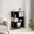 Regal za knjige crni 72x28x109 cm od konstruiranog drva