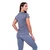 GymBeam Women‘s Mesh T-Shirt Essence Denim Blue