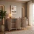 Hanah Home komoda Luvia, 150 cm, travertin / orah Venezia