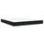 Vidaxl Box spring postelja z vzmetnico črna 180x200 cm žamet