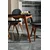 Hanah Home Touch v2 Anthracite Stolica, 2 komada, Crno-braon