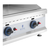 Plinski žar - 60 x 40 cm - gladek - 2 x 3.100 W - zemeljski plin - 20 mbar