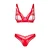 Sexy veš set 2-delni Aliosa crveni - 2XL/3XL