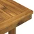 vidaXL Naravna 80,5 x 80 x 75/44,5 cm