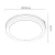 BBLINK X09-300 LED Plafonjera 24W 3000/4000/6500K IP65, Drvo