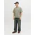 JACK & JONES Majica JORMONTAUK oliva/črna/bela