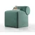 Atelier del Sofa Tabure 45x56x60cm, Zeleno
